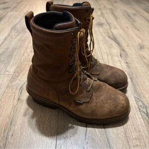 Red Wing Steel Toe Leather Work Boots